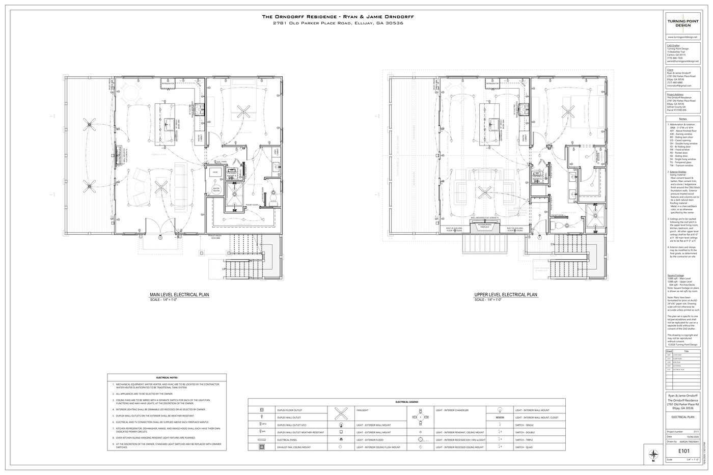Floor Plan Sheet 2 - Room Labels